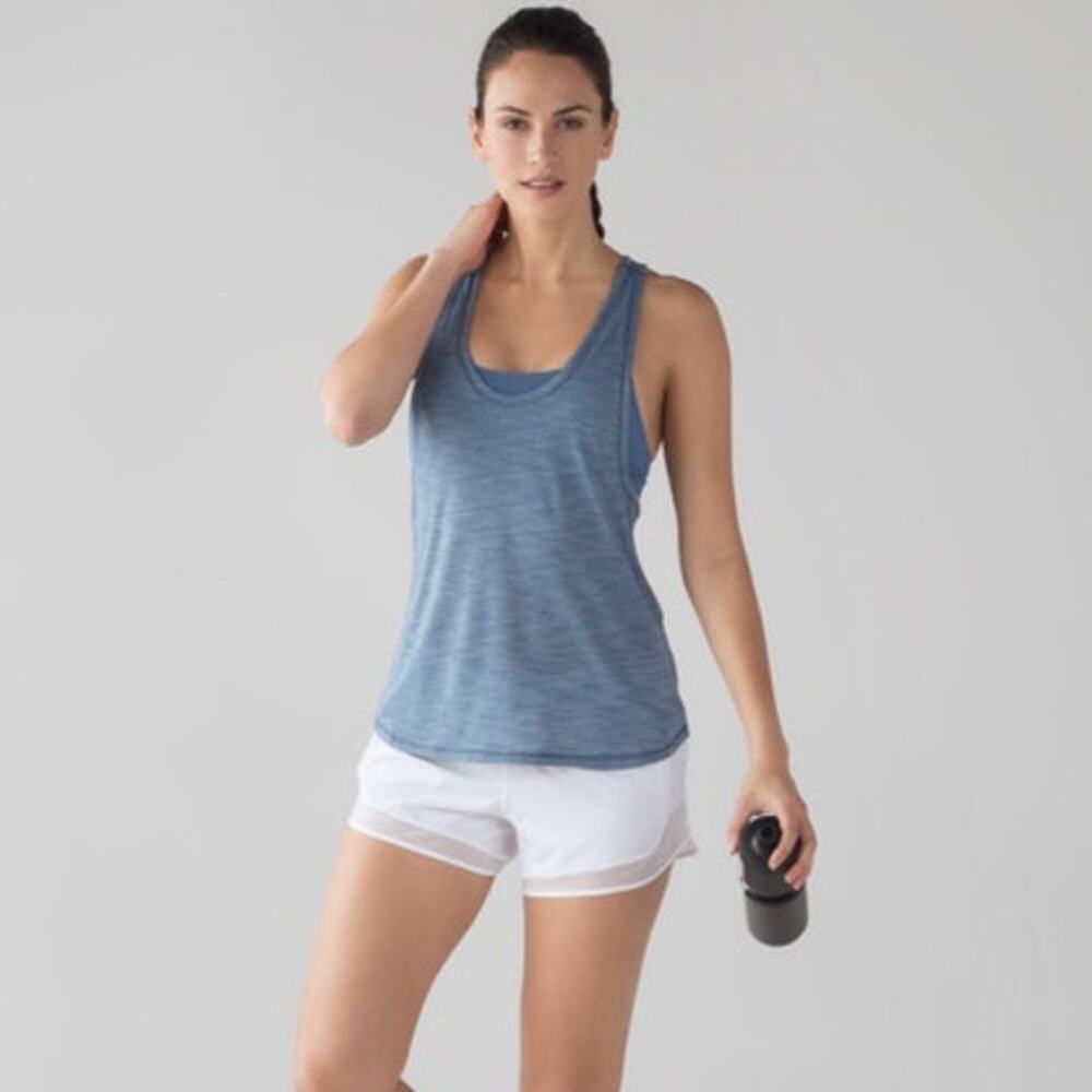 Lululemon Glide and Stride Tank Blue Size 2